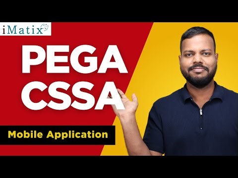 Mobile Application in PEGA CSSA | PEGA CSSA Online Training | PEGA CSSA Tutorial |PEGA CSSA |iMatix