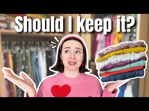 CLOSET CLEANOUT | Trying on and decluttering dresses and bottoms