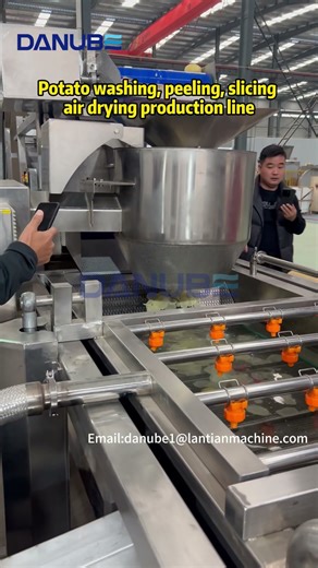 High-Efficiency Potato Processing Line: From Fresh to Dried Slices!#DANUBE #potato#potatoprocessing
