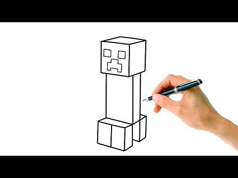 How to draw a Creeper from Minecraft ✍🏼🎮 SO EASY! | Small Artists