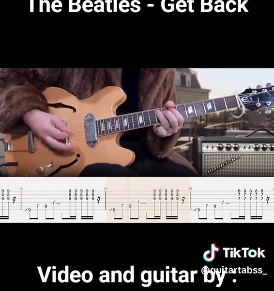 Learn 'Get Back' Guitar Tabs and Play The Beatles on TikTok | Mr. Tabs