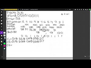 EASY-HOW-TO Hamming Code for Single-Error Correction (SEC)