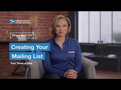 Direct Mail 101: Part 3 of 5 – Creating Your Mailing List