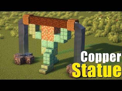 Copper Statue in Minecraft: Tutorial!