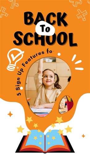 SignUpGenius on Instagram: "🎒✏️ Back-to-school doesn’t have to mean back-to-stress! Check out 5️⃣ SignUpGenius features that make organizing your classroom, activities, and events a breeze this school year. 💡✨ #BackToSchool #SignUpGenius #SchoolPlanning #ParentLife #TeacherLife"