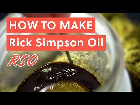 How to Make Rick Simpson Oil (RSO Recipe) | BAO After Work