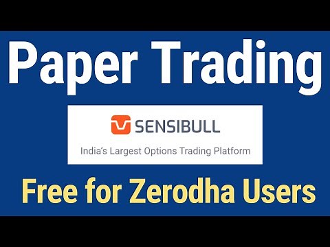 Sensibull Tutorial (Part 2) | Best FREE Options Paper Trading App with Zerodha