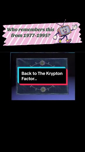 The Krypton Factor is a British game show produced by Granada Television for broadcast on ITV. The show originally ran from 7 September 1977 to 20 November 1995 and was hosted by Gordon Burns. #thekryptonfactor #gordonburns #britishgameshows #tvgameshow #tvquiz