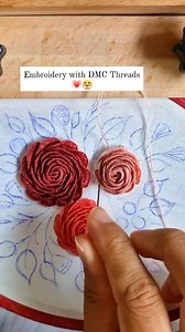 160K views · 2.8K reactions | Most beautiful flower embroidery with...
