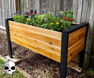 How to Make a DIY Raised Planter Box