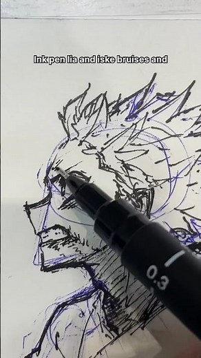 Drawing USING RANDOM ANIME GENERATOR (part 2)🔥- #art #sketchbook