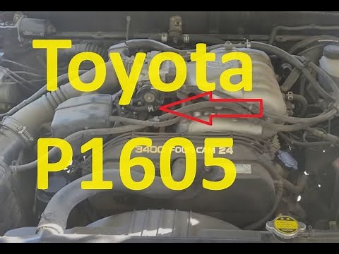 Causes and Fixes Toyota P1605 Code: Engine Rough Idling