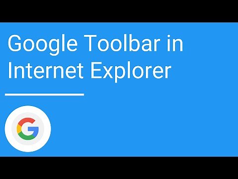 Using Google Toolbar in Internet Explorer
