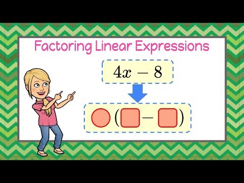 How to Factor Linear Expressions TWO Ways | 7.EE.A.1 💚