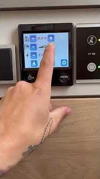 Understanding the Alde heater control panel in your Dethleffs caravan
