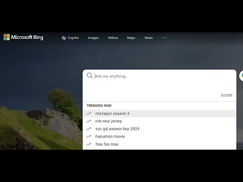 How To Disable "TRENDING NOW" From Microsoft Edge Search Bar & Bing Search?