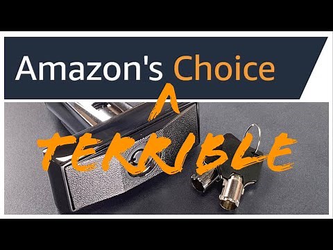 [925] Picked in Seconds: “Amazon’s Choice” Vending Machine Lock