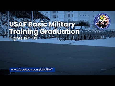 USAF Basic Military Training Graduation Ceremony: Flights 121-135 -- January 25, 2024