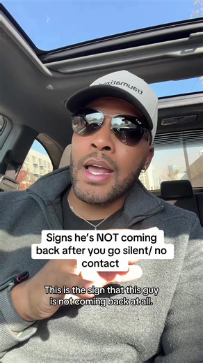 Signs he’s not coming back after no contact and you going silent | no contact