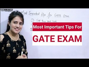 Most Important Tips for GATE 2021 | Jenny's lectures