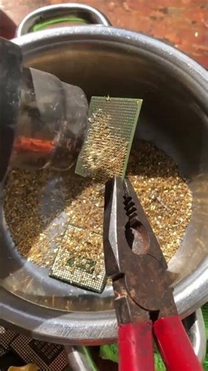 Recovering Scrap Gold