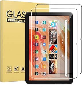 [ 2 Pack] Tempered Glass Screen Protector for Onn 10.1 inch Tablet 4th Gen 2024/10.1" Kids and Pro Tablet Gen 4, Shockproof high Definition Protector (Onn 10.1 Inch 2024)