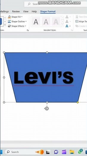 how to create logo in PowerPoint|Levi's logo|