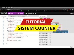 Cara Sistem Counter Menggunakan Push Button di Simulator Arduino Wokwi | Belajar Arduino Part 3