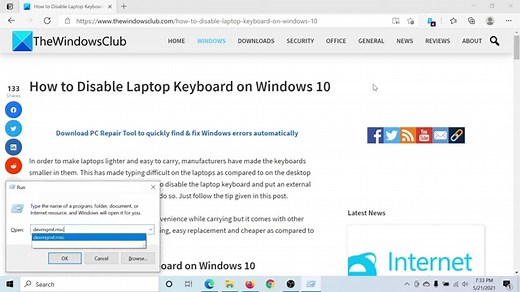 How to Disable Laptop Keyboard on Windows 11
