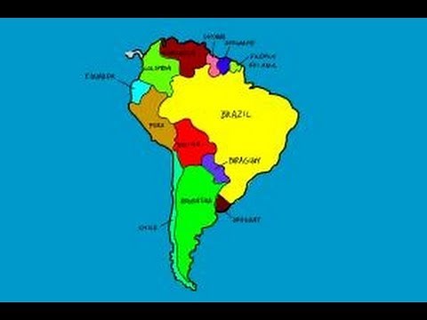How to draw South America