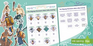 The Odyssey Characters Who's Who Activity