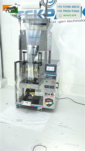 🍿 Fully Automatic Snacks Packing Machine | Tekpack Tamil Nadu 🏭 #SnacksPackingMachine