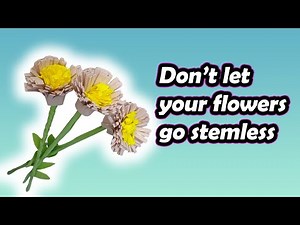 The Secret to a Beautiful Origami Flower Arrangement: The Stem #origamimentor