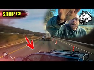 Brake Checks and cut off vs Semi Truck Driver. Teachers on the road