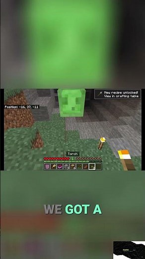 Minecraft: Finding Slime Chunk! (Epic Discovery) #shorts