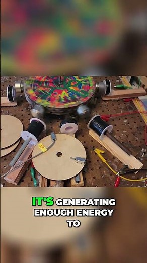 Reverse Spin Test: Magnets Generate Awesome Energy! #shorts