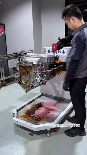 Audi Engine Disassembly Process | Overhaul | Mechanic Steve