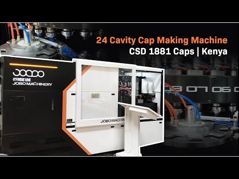 24 Cavity Cap Making Machine Installation in Kenya || CSD1881 Caps Production Setup.