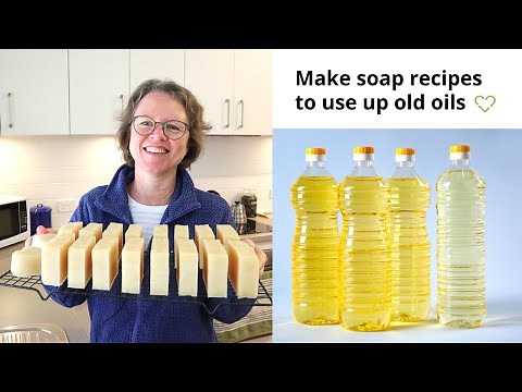 How to make soap using up bits of old oils! ♻ Recipe formulation and a fun surprise soap rebatch 😉