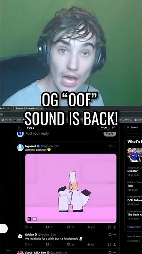 The Roblox OG OOF Sound Is BACK!