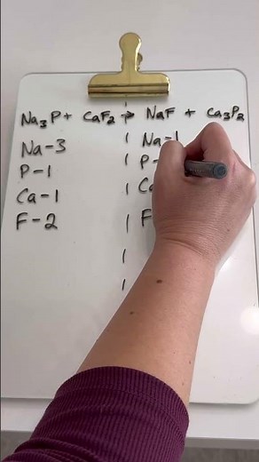 Balancing chemical reactions and equations | how to balance Na3P + CaF2 = NaF + Ca3P2￼￼