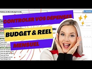 Comment suivre et contrôler vos dépenses mensuelles avec Excel Budget Automatique #budget