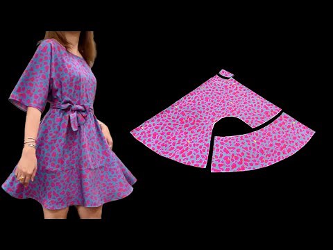 ✂️ Cut and sew simple and beautiful summer dresses | Easy sewing project for beginners