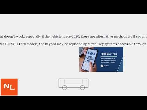 How To Find Your Ford Keypad Door Code – Factory SecuriCode Keyless Entry Retrieve