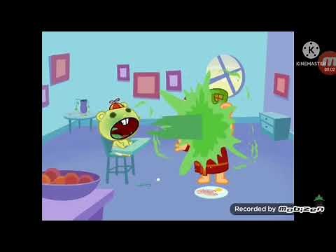 cartoon characters vomit compilation