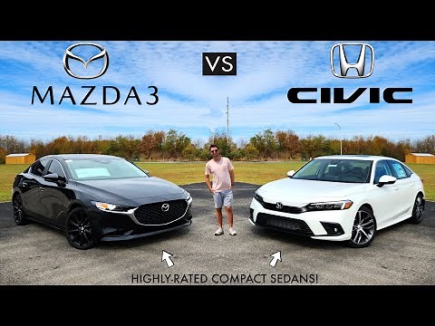 BEST OF THE BEST! -- 2024 Mazda 3 Select Sport vs. 2024 Honda Civic Sport: Comparison