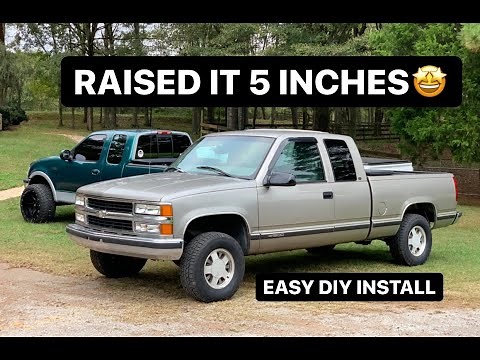 4" Rough Country Spindle lift install 1988-1999 C1500!