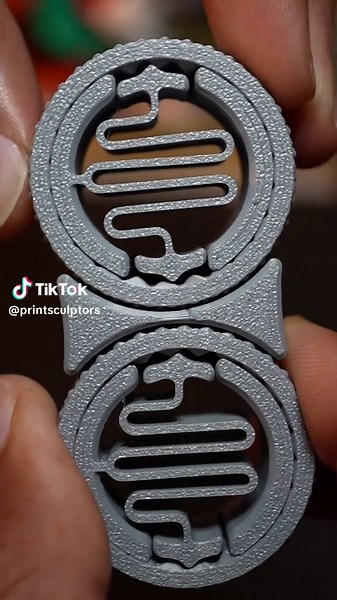 3D-Printed Double Clicking Wheel Fidget Toy