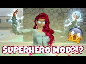 SUPERHERO MOD?!? | ARMAGEDDON MOD | THE SIMS 4