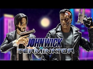 John Wick vs Terminator, John Wick 4 stop motion (Terminator stop motion)